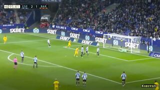 Goli i barazimit te Barcelones 2-2