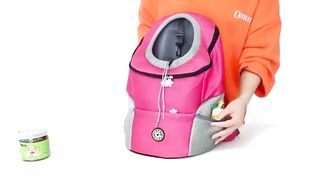 Pet Dog Carrier Carrier For Dogs Backpack Out Double Shoulder Portable Travel Outdoor Carrier Bag Mesh