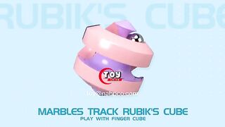 Toy Marble track cube