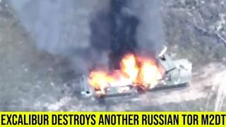 Excalibur Destroy another Russian TOR M2DT anti-aircraft system