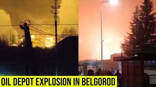 Huge explosion rocks Russian Industrial plant in Belgorod