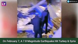 7.8 rector scale earthquake at turkey