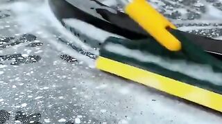 Floor Gap Cleaning Bristles Brush V-broom Rubber Wiper Glass Bathroom Toilet Tile Water Drying Dust Pet Hair Household Scraper