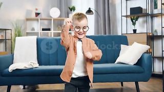 Boy wear glass