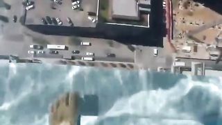 Sky pool in the Houston