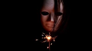 A women in the mask