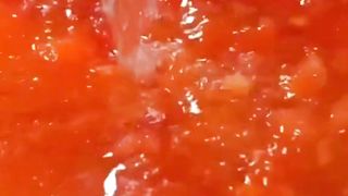 Yummy noodles cooking