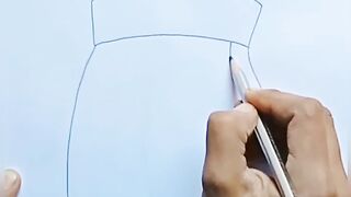 How to make girl face sckatch #short#pencil drawing
