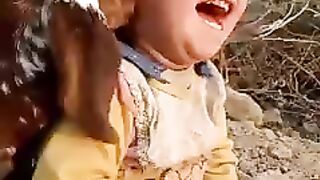Funny cute girl