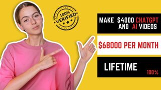 Easily Make $4000 By Creating AI Videos Using ChatGPT And Pictory|You Tube Automation