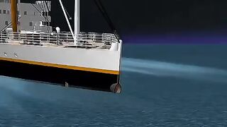 How titanic ship destroyed