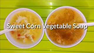 Sweet Corn Vegetable Soup by @DesiFood7861 | Vegetarian Sweet Corn Soup| Chinese Sweet Corn Veg Soup