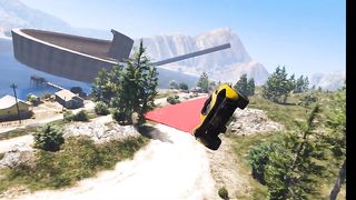 Superhero Car: Mega Ramp Games