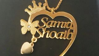 Name Necklace Design | Name Necklace Order Online | Name Pendant Design
