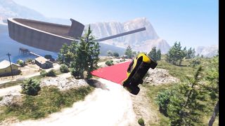 Superhero Car: Mega Ramp Games
