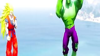 Cartoon Colouring Hulk Spiderman