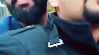 When you are riding on bike with friend