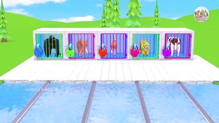 Wild Animal Crossing fountains game cartoon