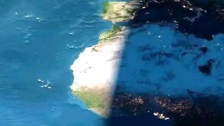 Earth divides here