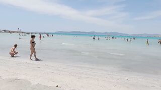 Mallorca Spain Beach Walk Tour /balearic Island Spain
