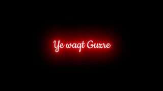BLACK SCREEN LYRICS POETRY VIDEO