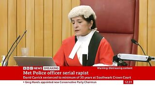Serial rapist former London police officer David Carrick jailed for life
