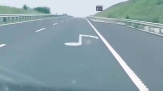 highway that warns you of speed