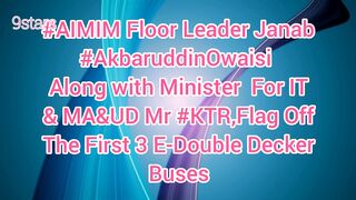 #Febspot #Video  *#AIMIM Floor Leader Janab #AkbaruddinOwaisi Along with Minister For IT & MA&UD Mr #KTR,