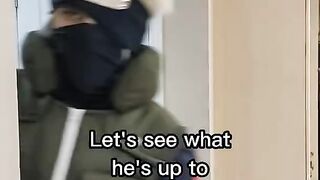 Kakashi follows  Obito