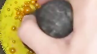Golden facemask