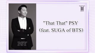 That that suga song lyrics BANGTAN lyrics