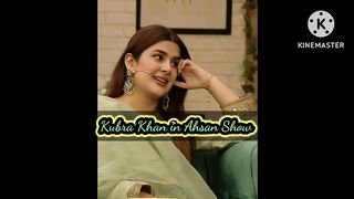 Kubra khan in Ahsan Khan show