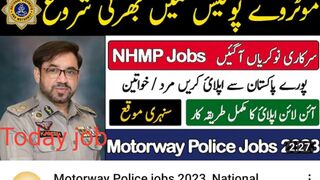 job in pakistan 2023 |moterwayjob in pakistan 2023 |today job in Punjab