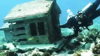 Подводный музей в Мексике