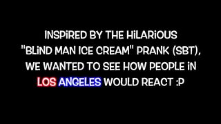 Blind girl Eating Ice Cream Prank