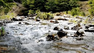 Water flow, beautiful river, waterfall, beautiful natural scene