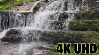 Experience the magical sounds of water flowing in 4K UHD