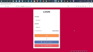 Login Form Design Using HTML and CSS