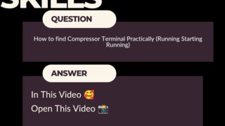 How to find Compressor Terminal (Starting,Running,Common) Practical tutorial