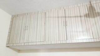 Wood cabinets