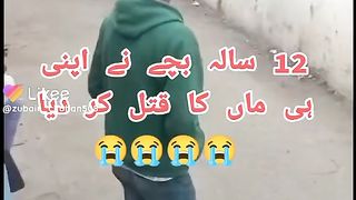 12years old kid killed his mother