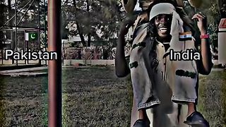 This video about pakistan and india border situation