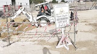 Deep Excavation ongoing .
