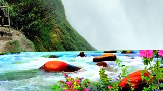 beautiful waterfall