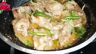 WHITE CHICKEN KARAHI ♥️♥️♥️