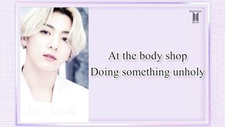 Jungkook unholy lyrics song BANGTAN Lyrics