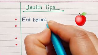 10 Health Tips In English ll Essay On Health Tips In English