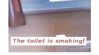 Smoking toilet
