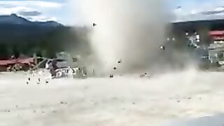 Dust Devil Vs Poor Street Vendor - shorts  #shorts  #shorts  #Febpost #Videos #Viral #Trending