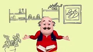 motu patlu #yoga with motu